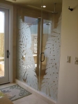 Etched Shower Enclosure